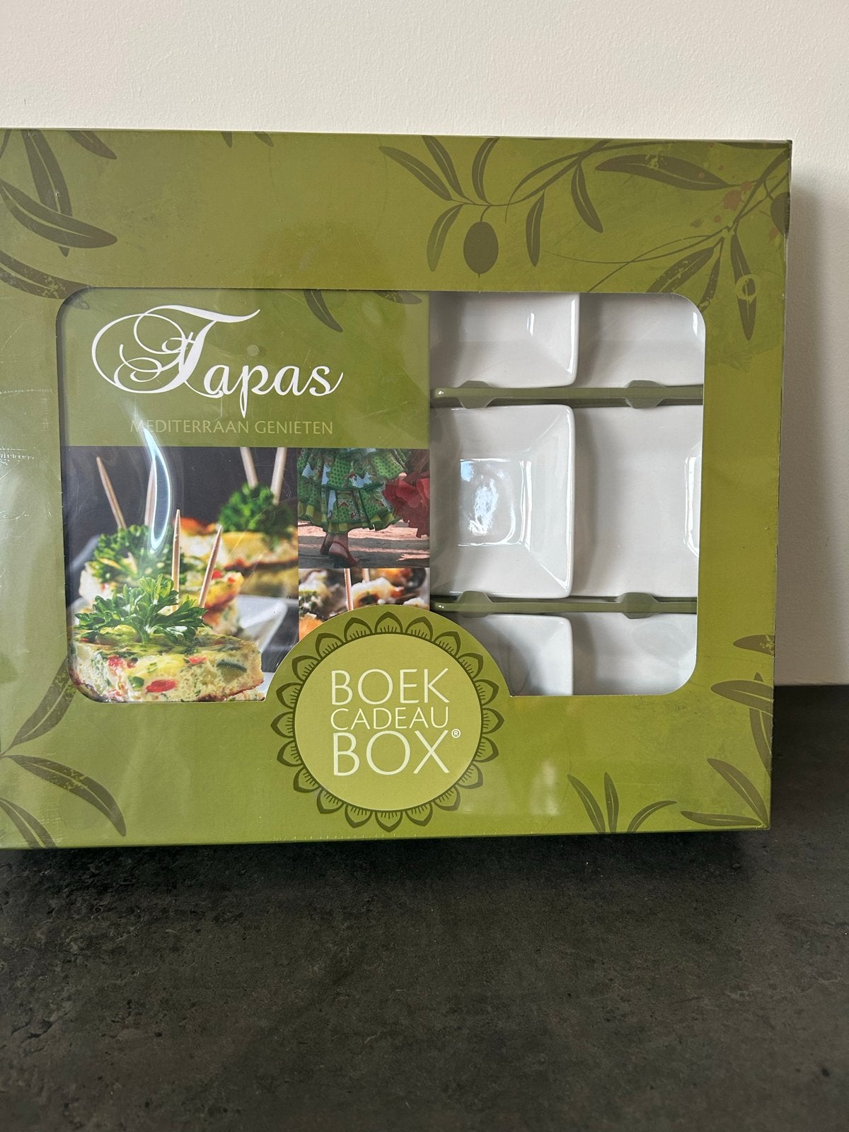 Boekcadeaubox: Tapas Mediterraan Genieten met schaaltjes, Ophalen of Verzenden, Nieuw, Europa, Tapas, Hapjes en Dim Sum