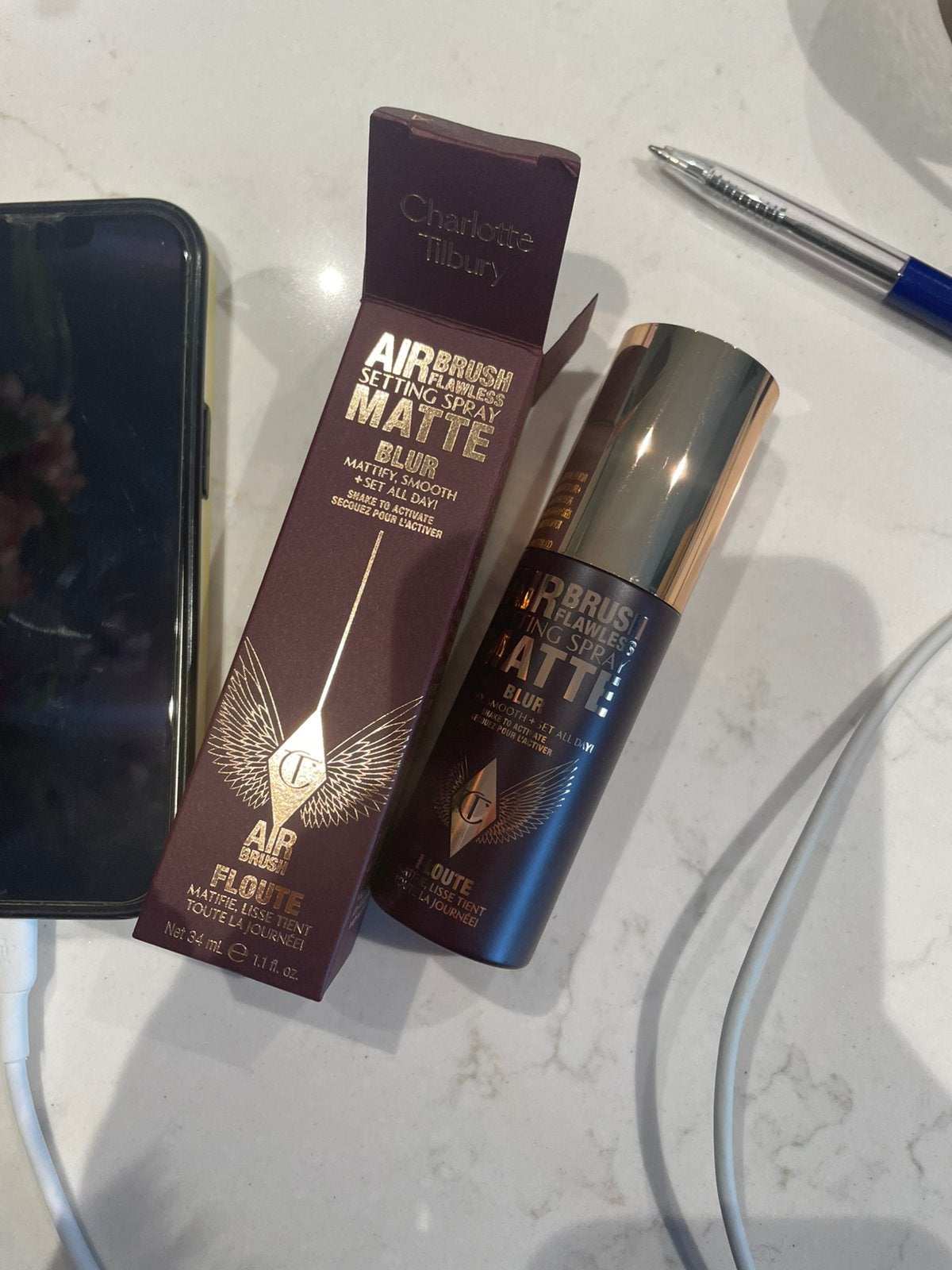 Charlotte tilbury settingspray matte, Ophalen of Verzenden, Nieuw, Gehele gezicht