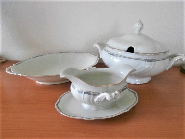 Antiek Aardewerk Porselein Servies Hutschenreuther, Ophalen of Verzenden