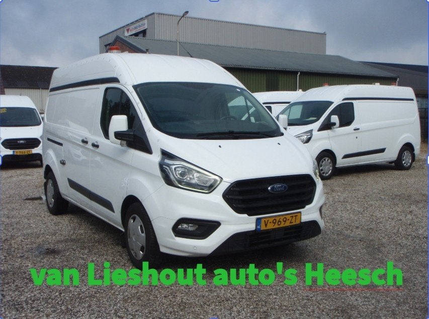 Ford Transit Custom 320 L2H2 Trend nette auto 100412 km bj 1, Auto's, Bestelauto's, 4 cilinders, Wit, Bedrijf, 2 stoelen