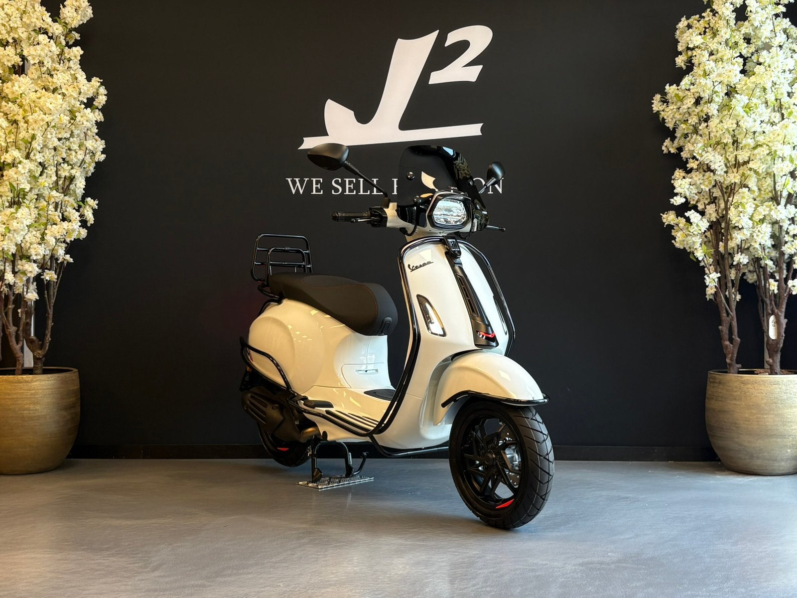 Vespa Sprint | Virtual Cockpit | Wit | Nieuw | Full-Option, Overige modellen, ., Maximaal 45 km/u, Nieuw
