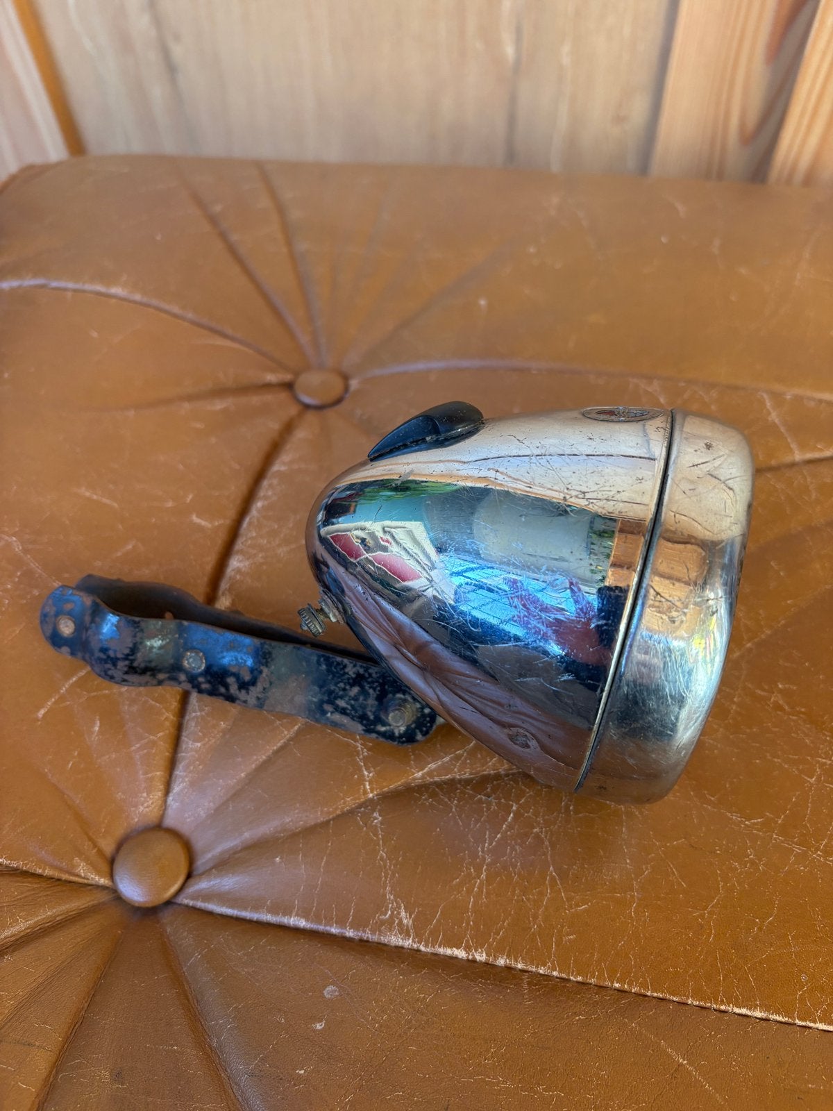 Vintage Philidyne fietslamp - Made in Belgium, Ophalen of Verzenden, Gebruikt, Overig, Voorlicht