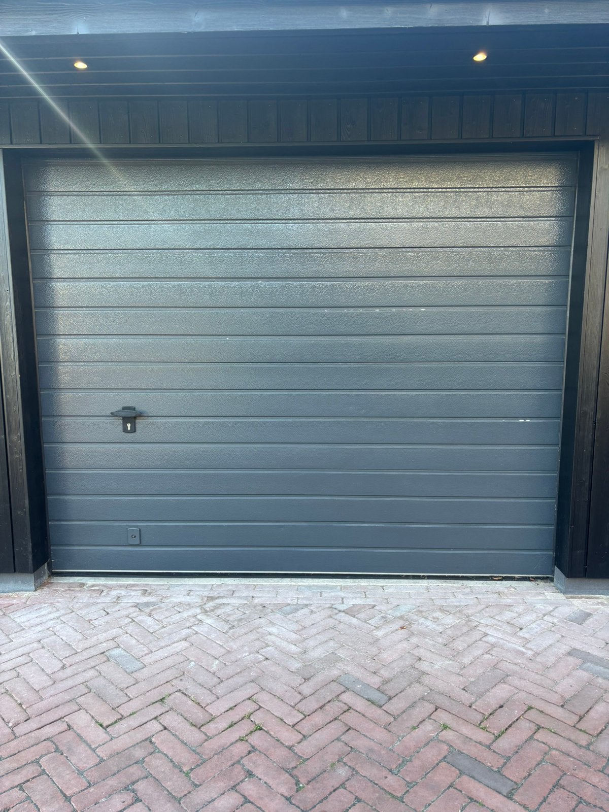 Overhead deur garagedeur, Ophalen, Gebruikt, Garagedeur, 120 cm of meer