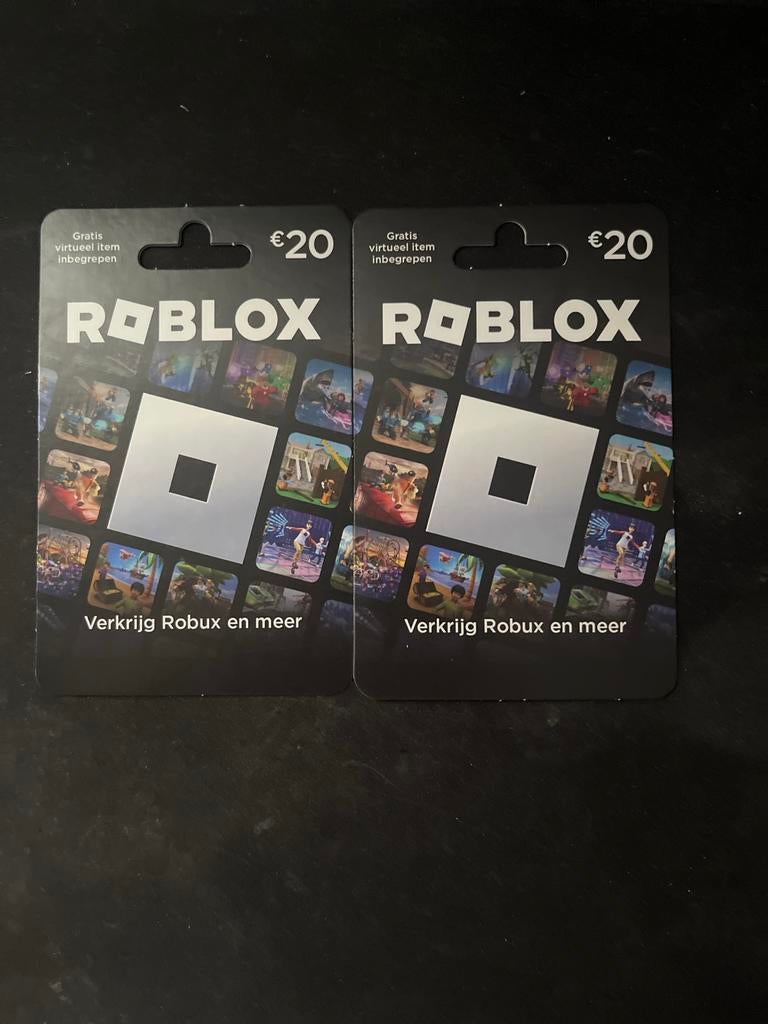 2x Roblox Giftcard €20 - Ontvang Robux en meer!, Spelcomputers en Games, Online, Overige genres, Nieuw, Ophalen of Verzenden