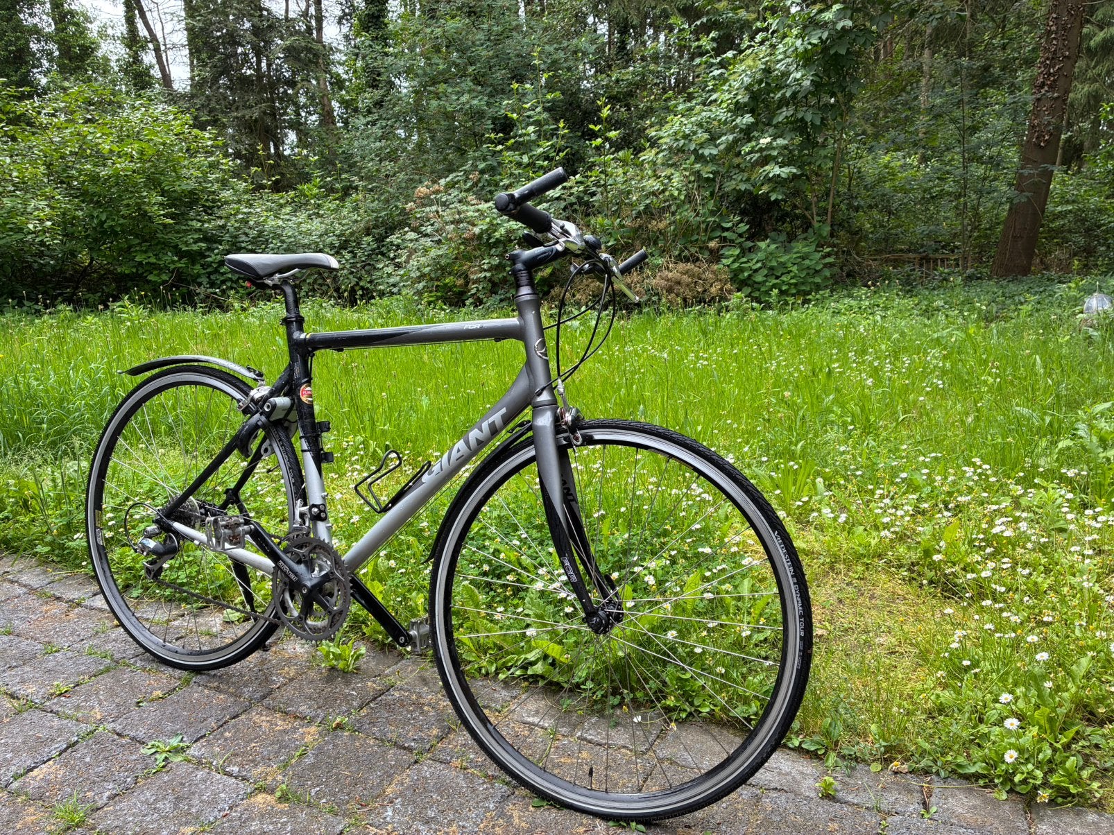 Giant FCR 3 race/fitness fiets – maat L, Fietsen en Brommers, Ophalen, 28 inch, Gebruikt, Velgrem