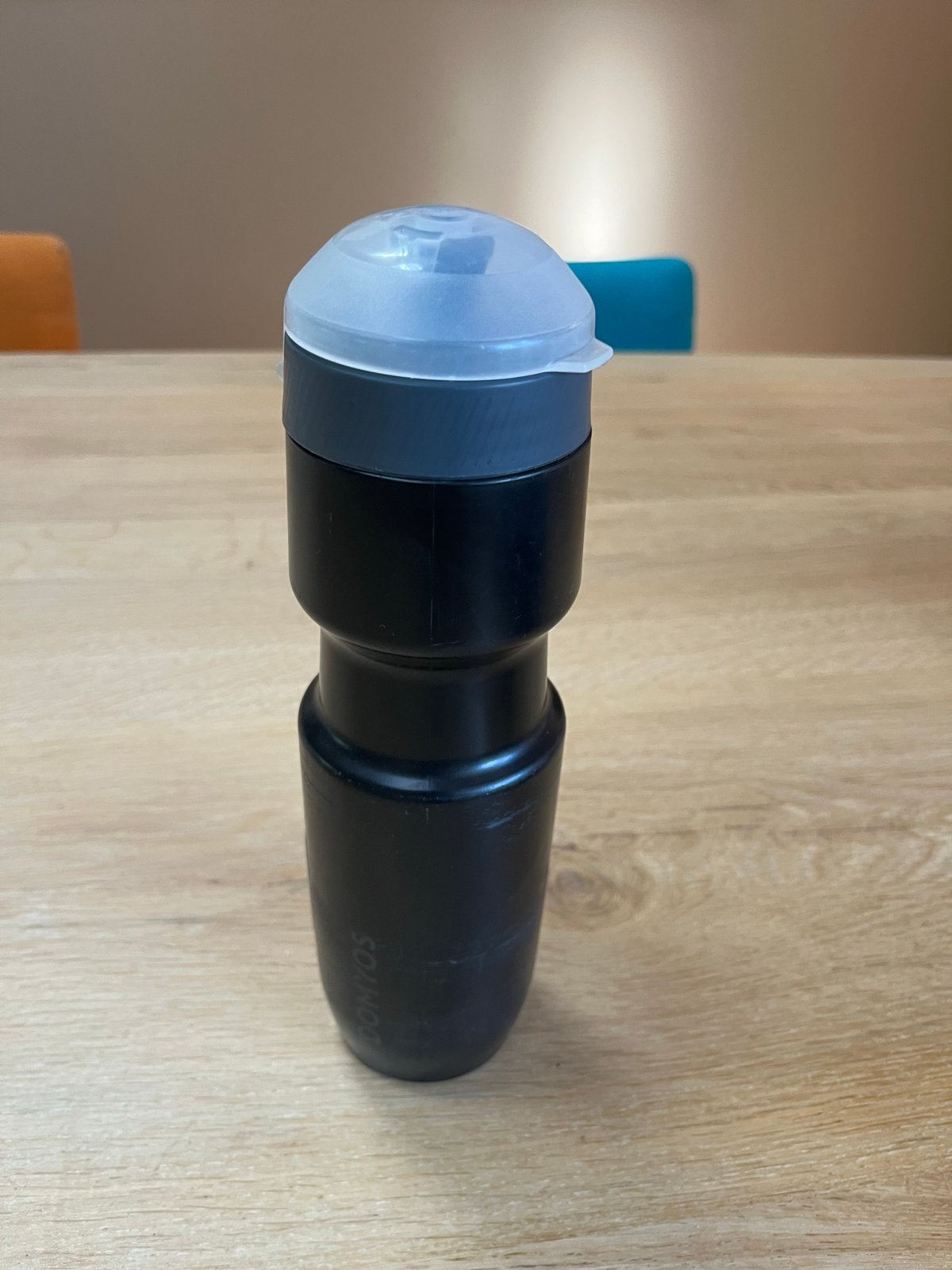 Zwarte sport bidon - 750 ml, Ophalen of Verzenden, Zo goed als nieuw
