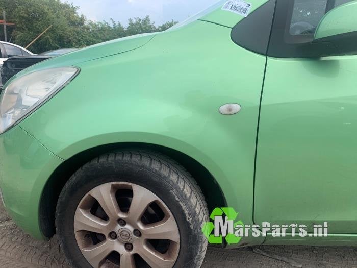 Scherm links-voor van een Opel Agila, Gebruikt, -, -, Opel