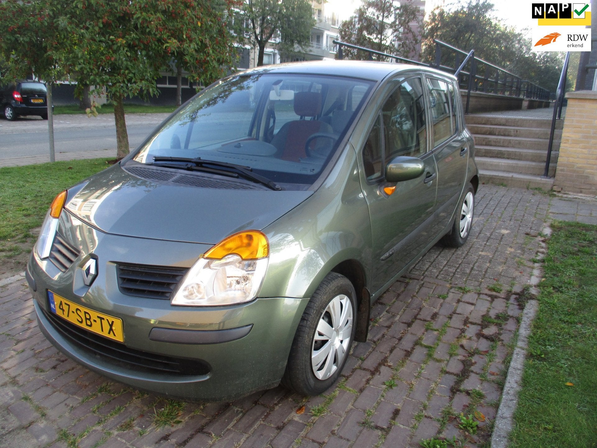 Renault Modus 1.6-16V Tech Road//VOL AUTOMAAT///KM ORG 95238, Auto's, Dealer onderhouden, Gebruikt, 4 cilinders, Origineel Nederlands