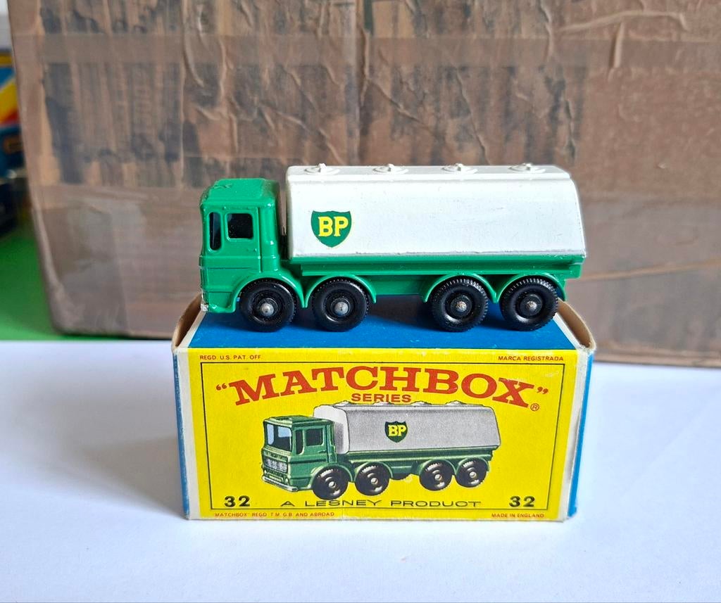Matchbox 32 bp tanker truck, Ophalen of Verzenden, Zo goed als nieuw, Bus of Vrachtwagen, Matchbox