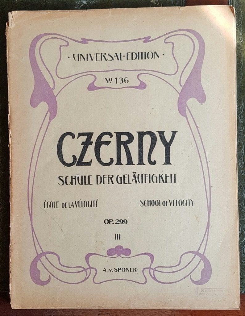 Czerny - Schule der Geläufigkeit, Muziek en Instrumenten, Bladmuziek, Gebruikt, Klassiek, Overige soorten, Ophalen of Verzenden
