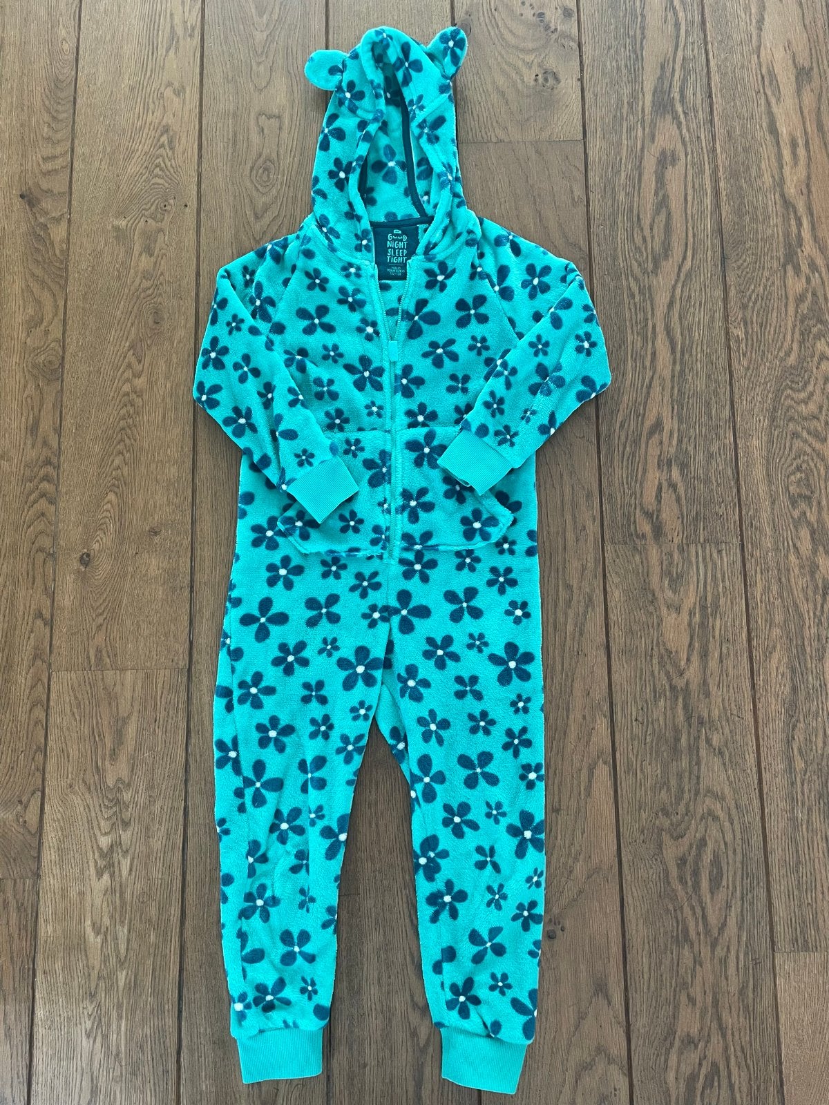 Onesie WE Fashion maat 122/128 met bloemenprint, Kinderen en Baby's, Kinderkleding | Maat 128, Ophalen of Verzenden, Zo goed als nieuw