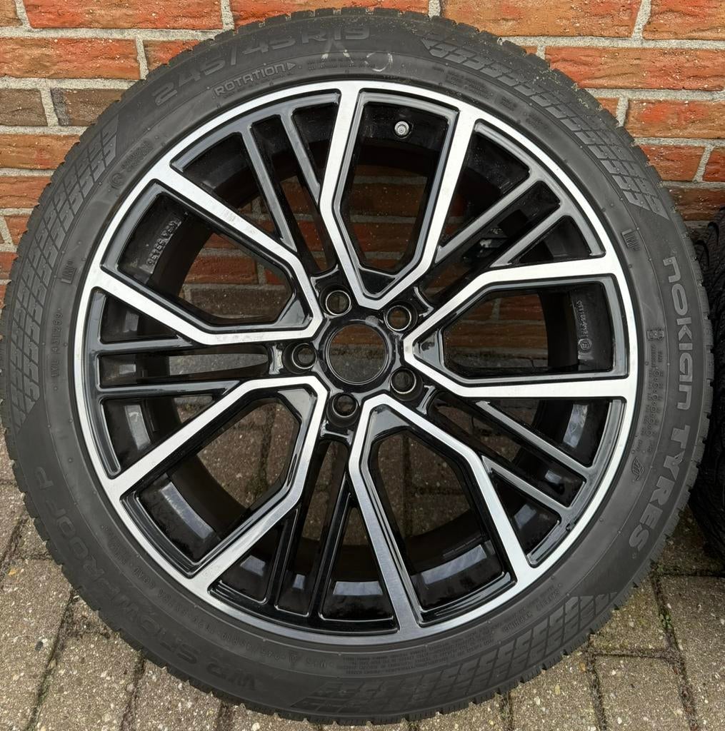 ✅ 19” Audi Gunner Style Bi-Color + Goede banden 5x112 A6 A7, 19 inch, Banden en Velgen, Personenwagen, Gebruikt