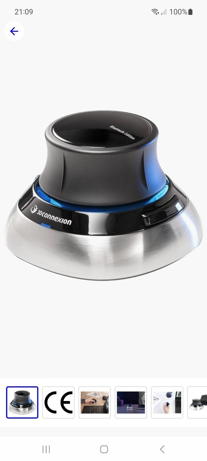 GEZOCHT : 3Dconnexion SpaceMouse Compact Bluetooth Edition, Computers en Software, Muizen, Ergonomisch, Overige typen, Nieuw, Ophalen of Verzenden