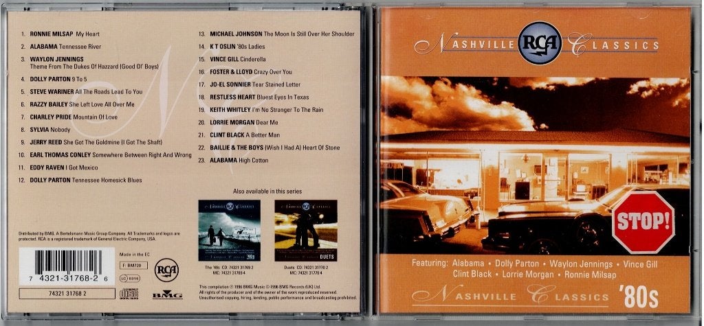 RCA NASHVILLE CLASSICS '80s, Ophalen of Verzenden, Zo goed als nieuw, Country en Western