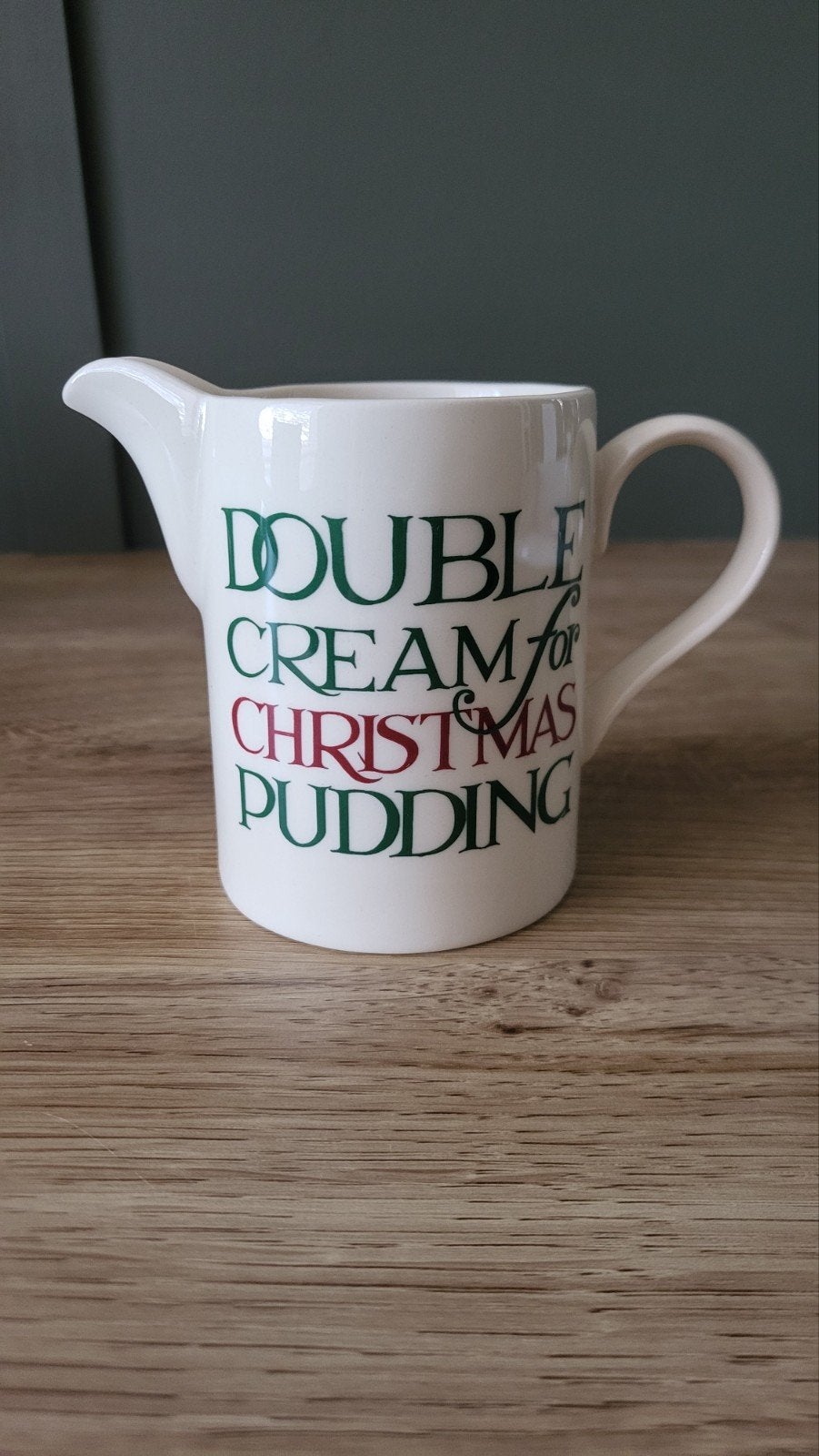 Emma Bridgewater Melkkannetje - Kerstmis thema, Huis en Inrichting, Keuken | Servies, Kan, Nieuw, Ophalen of Verzenden, Emma Bridgewater