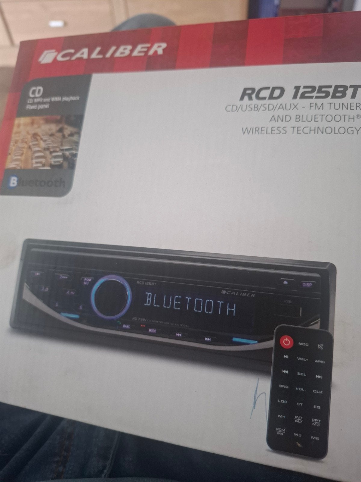 Caliber RCD 125BT Autoradio met Bluetooth en CD-speler nieuw, Auto diversen, Ophalen of Verzenden, Nieuw