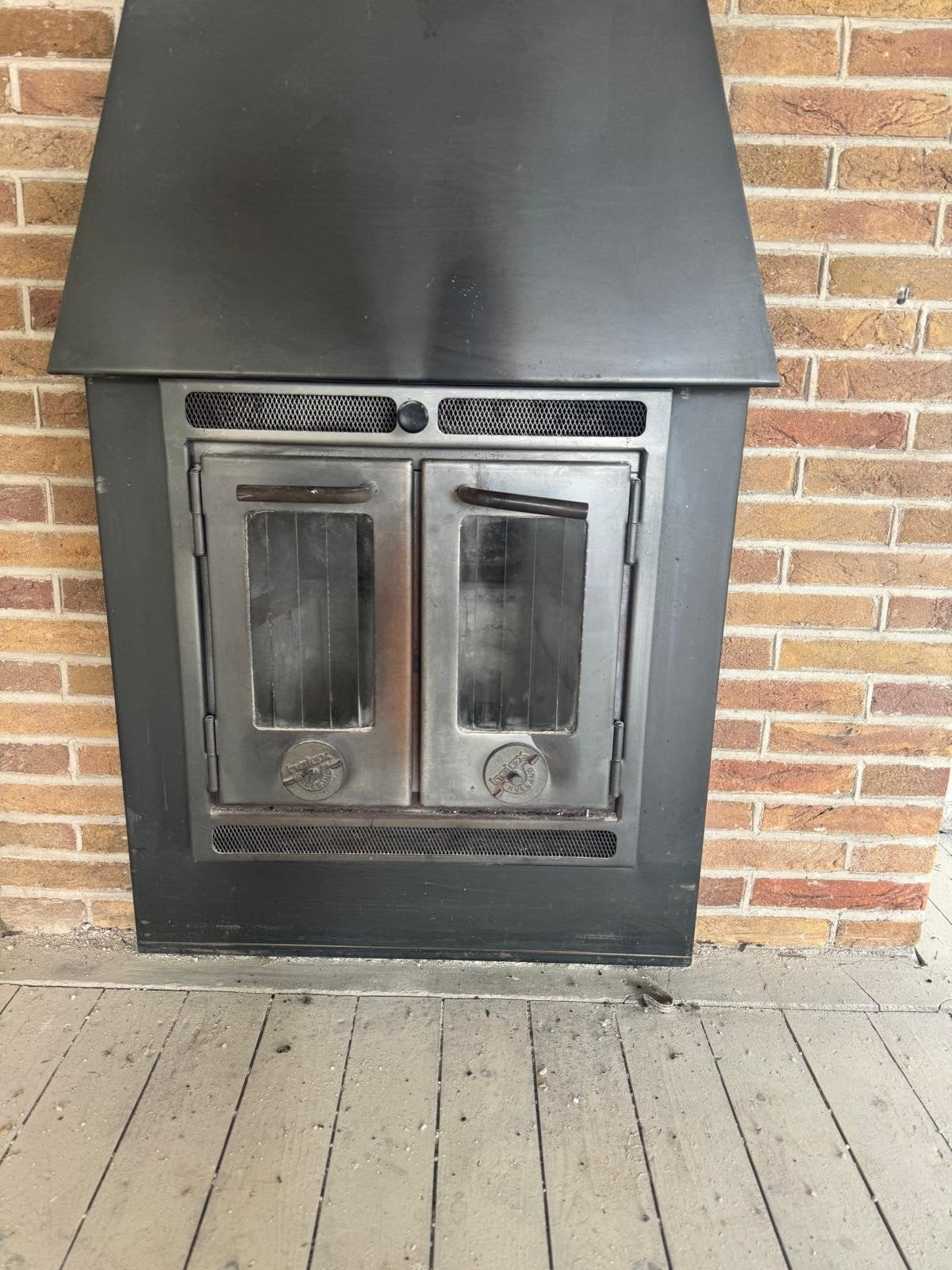 Inbouw open haard, Ophalen