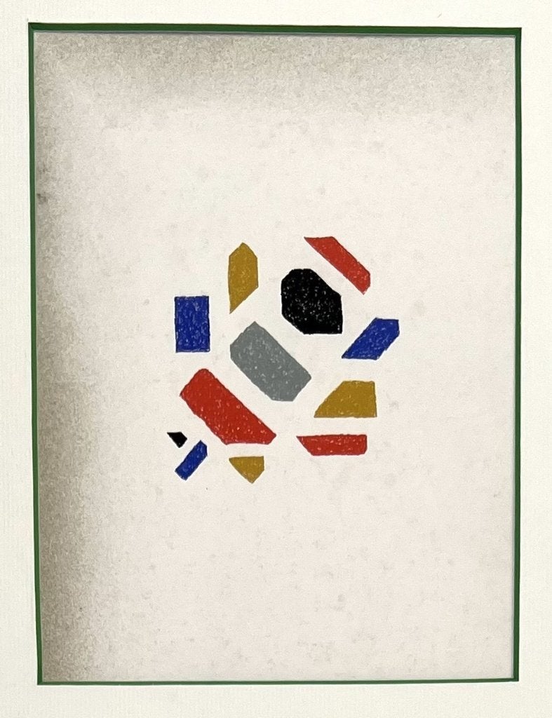 546. Offset druk, Bart van der Leck - "Rood, De Stijl, 1976, Ophalen of Verzenden