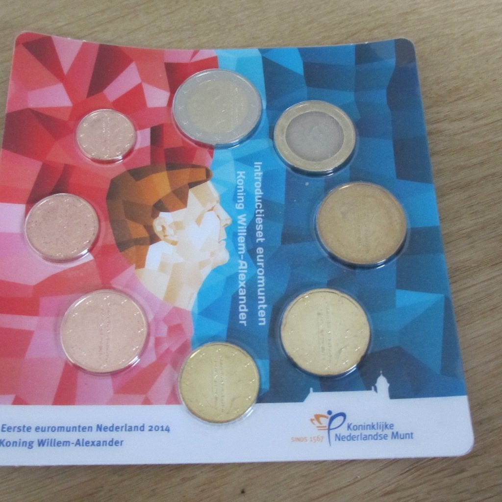 Introductie set  euromunten  Willem Alexander 2014, Postzegels en Munten, Munten | Nederland, Ophalen of Verzenden, Koningin Beatrix