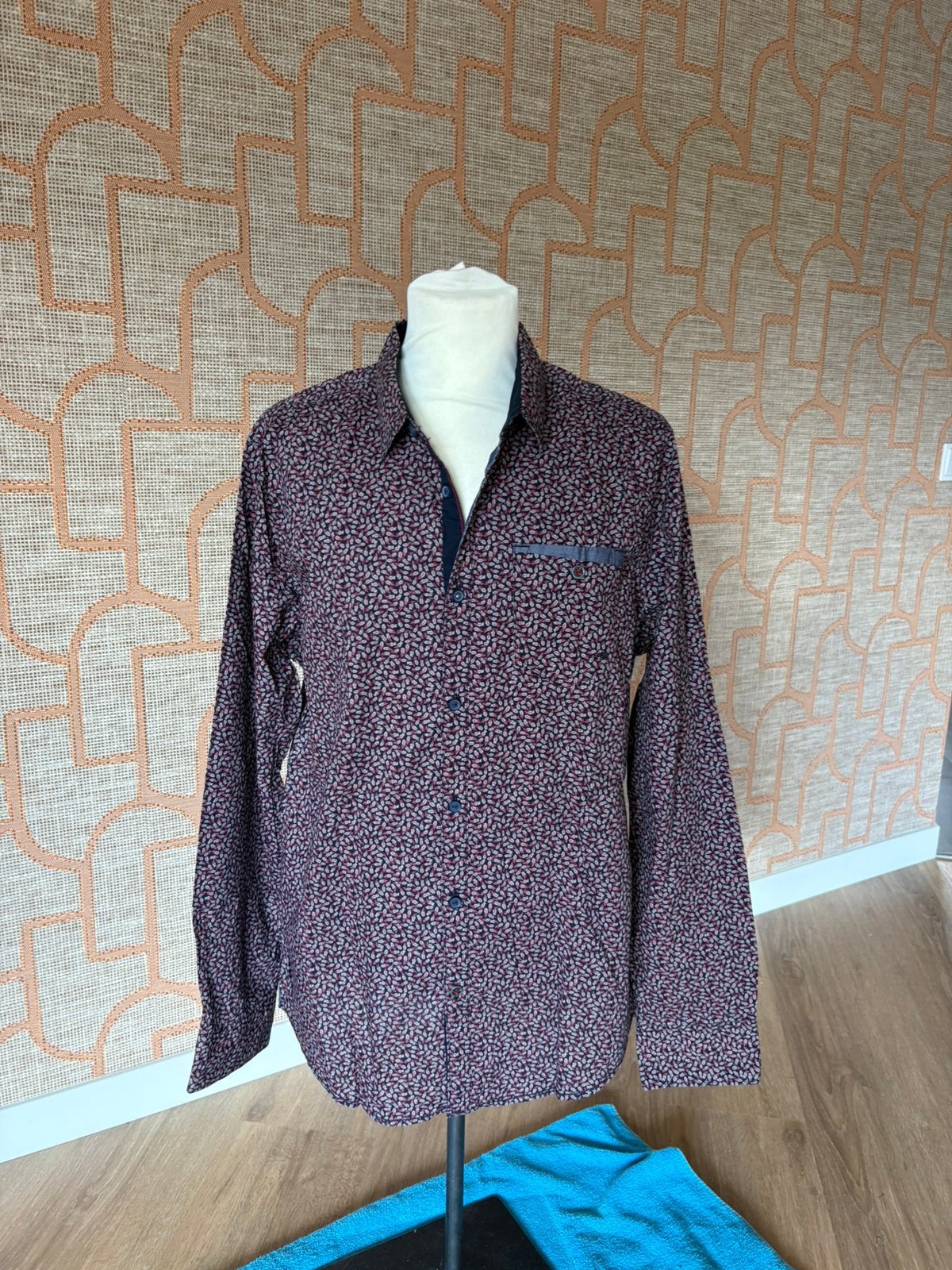 Pme legend overhemd L, Ophalen of Verzenden, Zo goed als nieuw, Blauw, Halswijdte 41/42 (L)