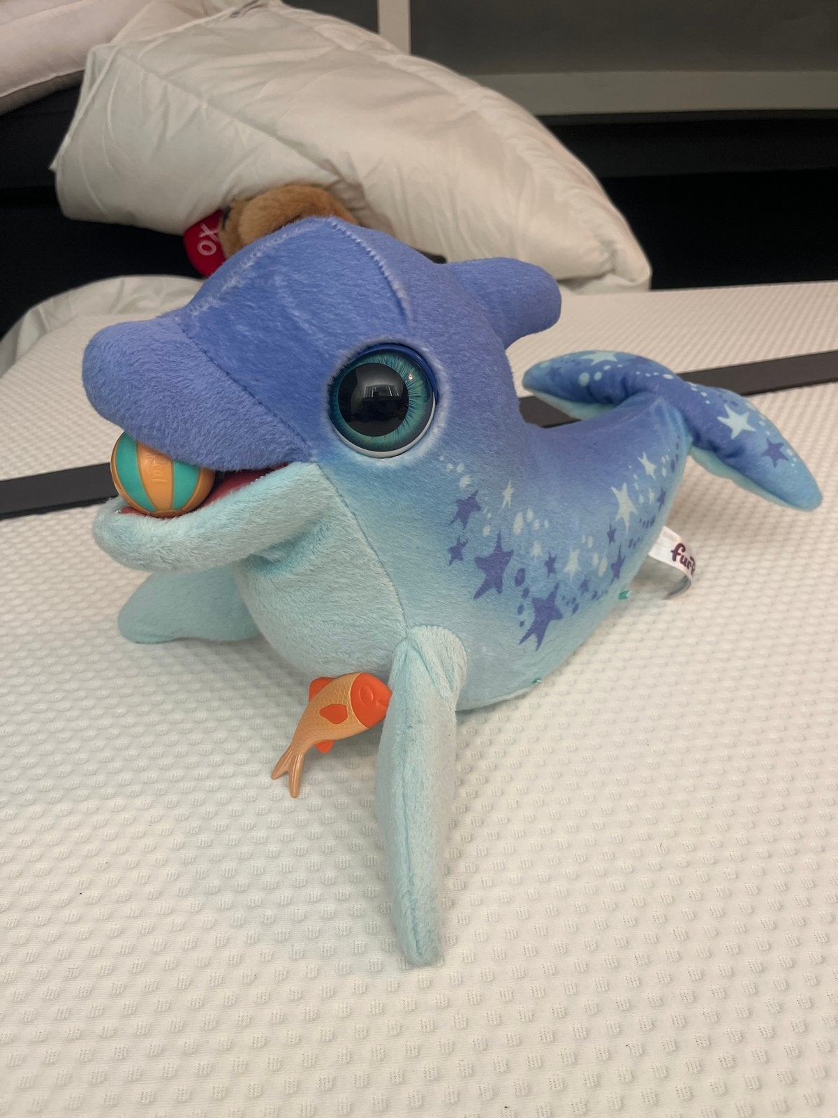 furReal Dimples mijn Speelse Dolfijn Interactieve Knuffel, Overige merken, Overige karakters, Overige typen, Blauw