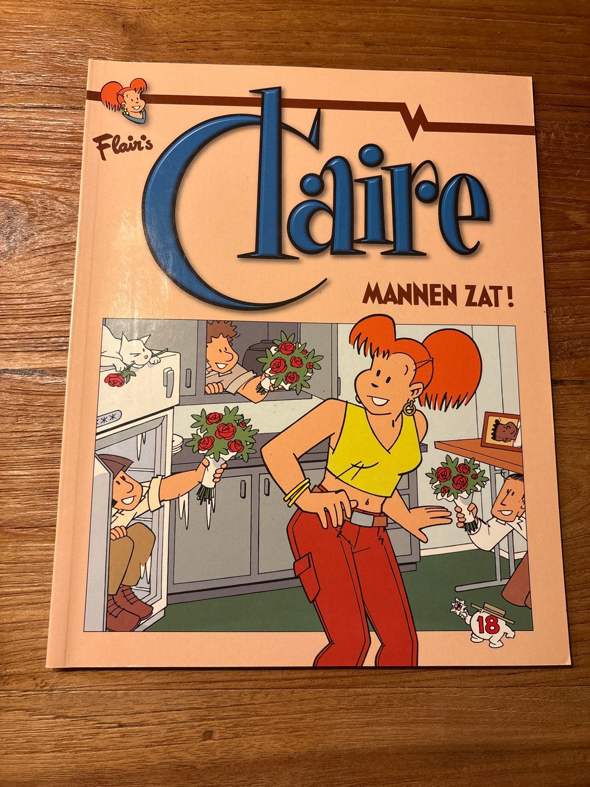 Flair's Claire: Mannen Zat! - Stripboek deel 18, Boeken, Eén stripboek, Ophalen of Verzenden, Gelezen