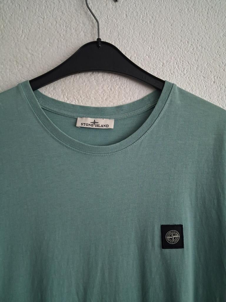 Stone Island T-shirt - Groen/Blauw - Maat XL, Kleding | Heren, T-shirts, Maat 56/58 (XL), Ophalen of Verzenden, Groen, Stone Island