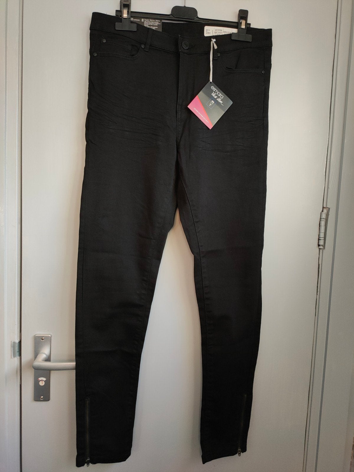 Nieuwe zwarte super skinny broek Heidi Klum Esmara, Zwart, Nieuw, Ophalen of Verzenden, Heidi klum