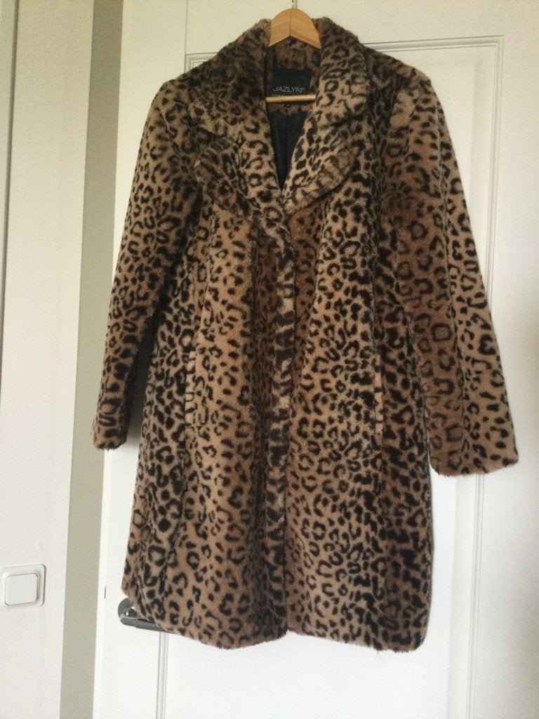 Prachtige bontjas/ panter winter dames maat 36 NIEUW, Kleding | Dames, Ophalen of Verzenden, Nieuw, Maat 36 (S), Bruin