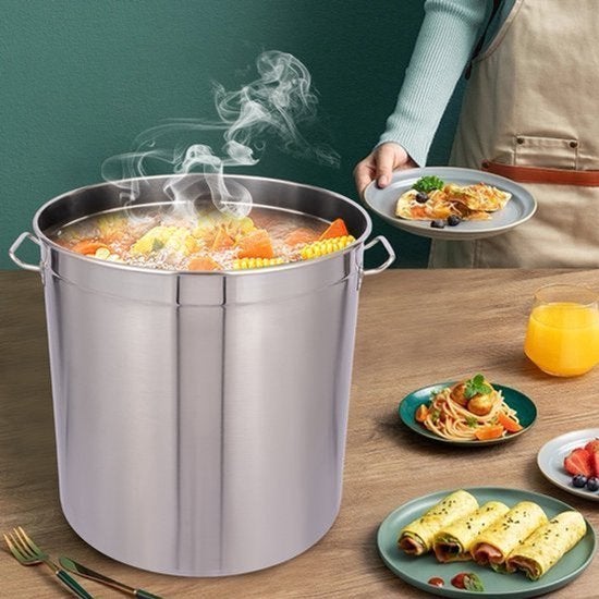 Soepketel – Soeppot – Kookpot – Stoofpan – Grote Pan, Corvance B.V., Verzenden, Nieuw, Corvancebol@gmail.com