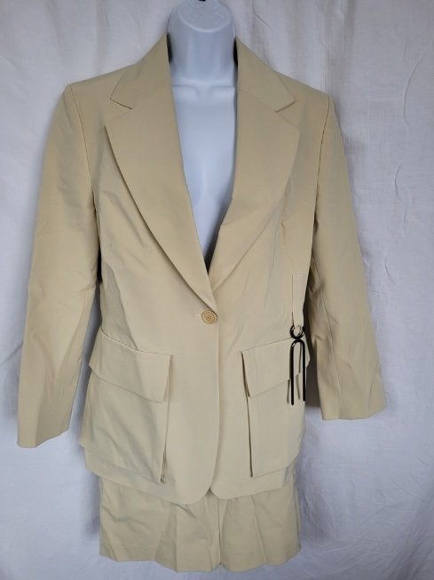 Net beige rokpak mt 44 merk Kyuso Joke&Egidio, Kleding | Dames, Kostuum of Pak, ., Beige, Maat 42/44 (L)