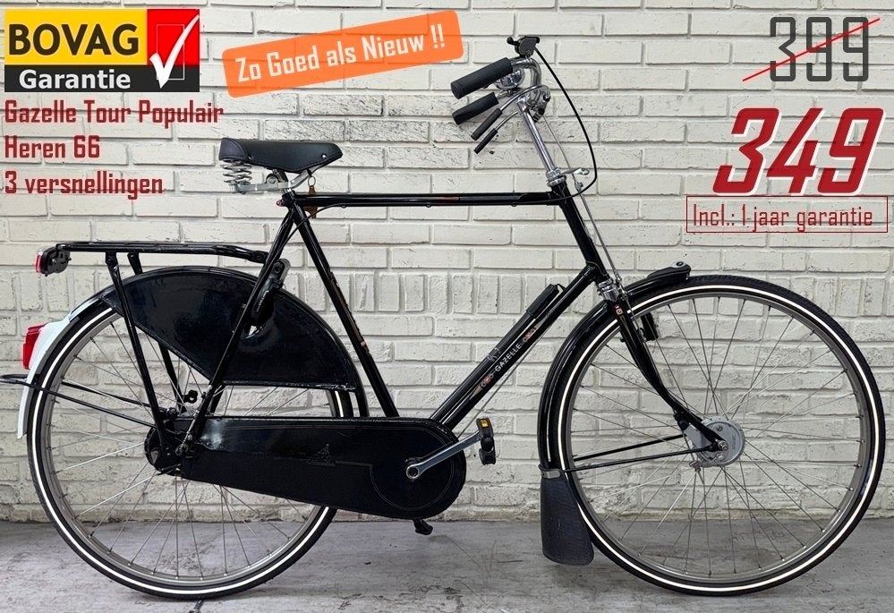 Klassieker!! ZGAN Gazelle Tour Populair H66 € 399 Nu € 349, Ophalen, Zo goed als nieuw, 65 cm of meer, Gazelle
