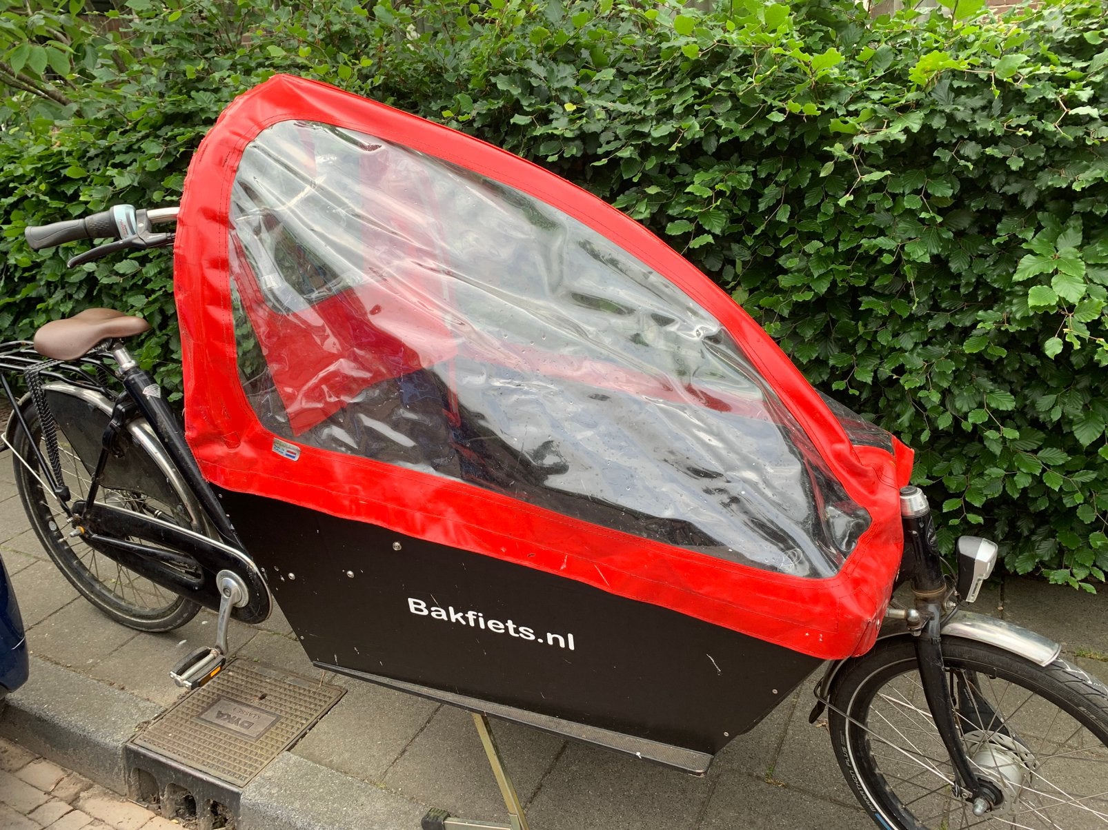 Rode Tent cargobike long, Ophalen, Gebruikt, 2 kinderen, Overige merken