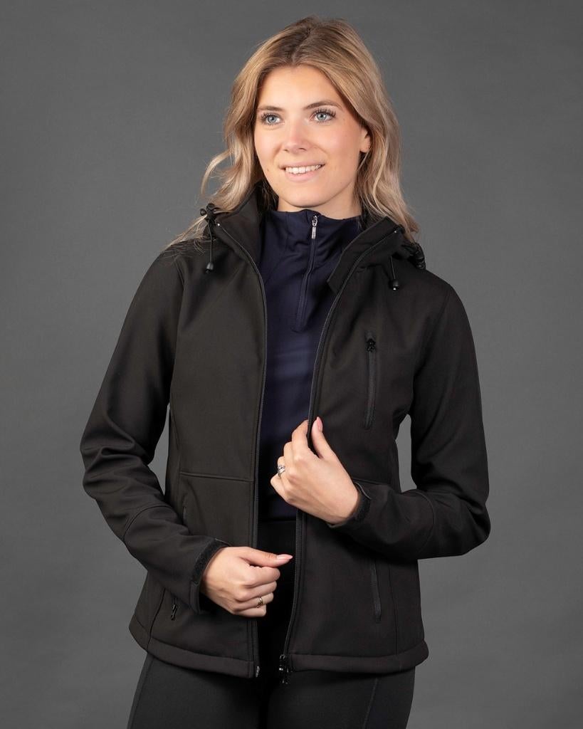 Harry's Horse Softshell jas, Zwart, maat S/M, Dieren en Toebehoren, Dressuur, Nieuw, Ophalen of Verzenden, Dames