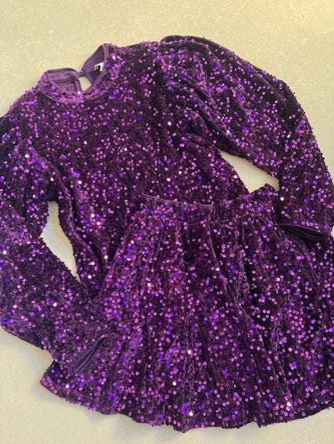 SHOEBY glitter setje rok en top maat 146-152, Jongen of Meisje, Ophalen of Verzenden, Zo goed als nieuw, Setje