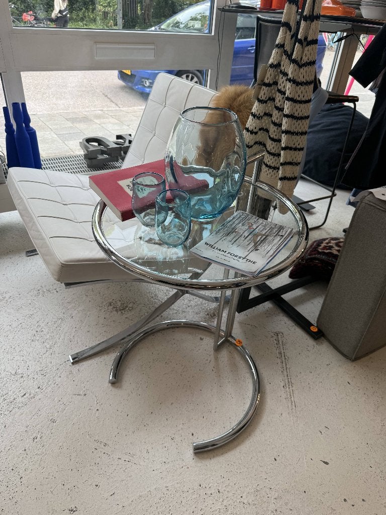 Eileen Gray bijzettafel, Minder dan 55 cm, Gebruikt, Design, Rond