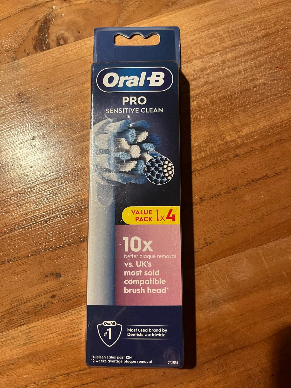 Oral-B PRO Sensitive Clean opzetborstels - 4 stuks, Witgoed en Apparatuur, Ophalen of Verzenden, Nieuw, Mondverzorging