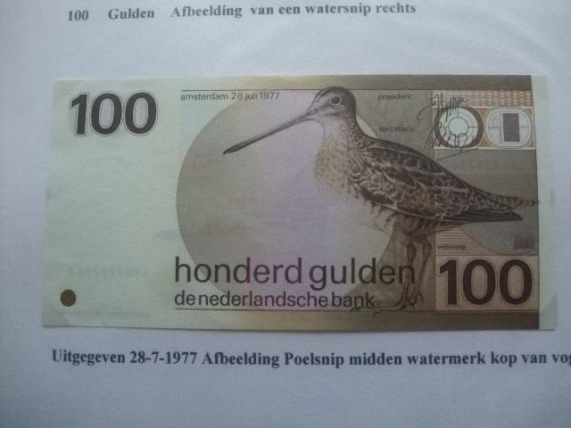 Bankbiljet de Snip fl. 100,00, Verzenden, 100 gulden, Los biljet