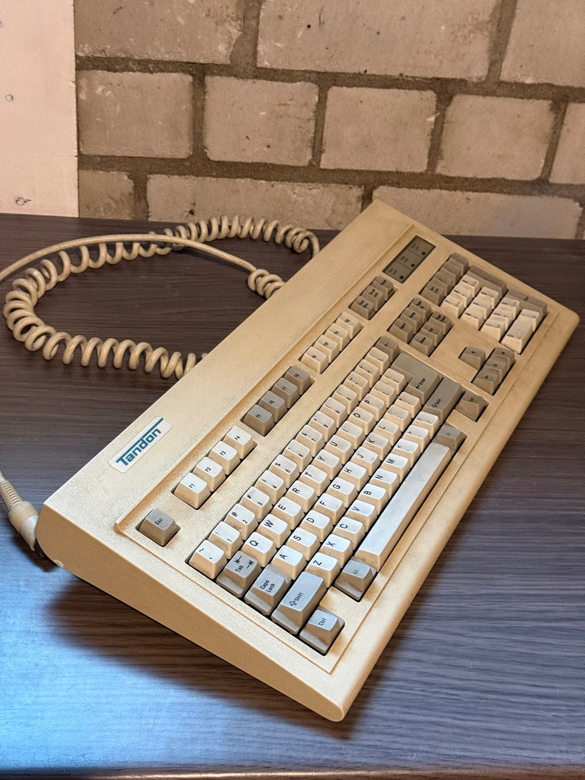 Tandon RT101 Vintage Toetsenbord - Qwerty, Bedraad, Computers en Software, Toetsenborden, Ophalen of Verzenden, Qwerty, Gebruikt