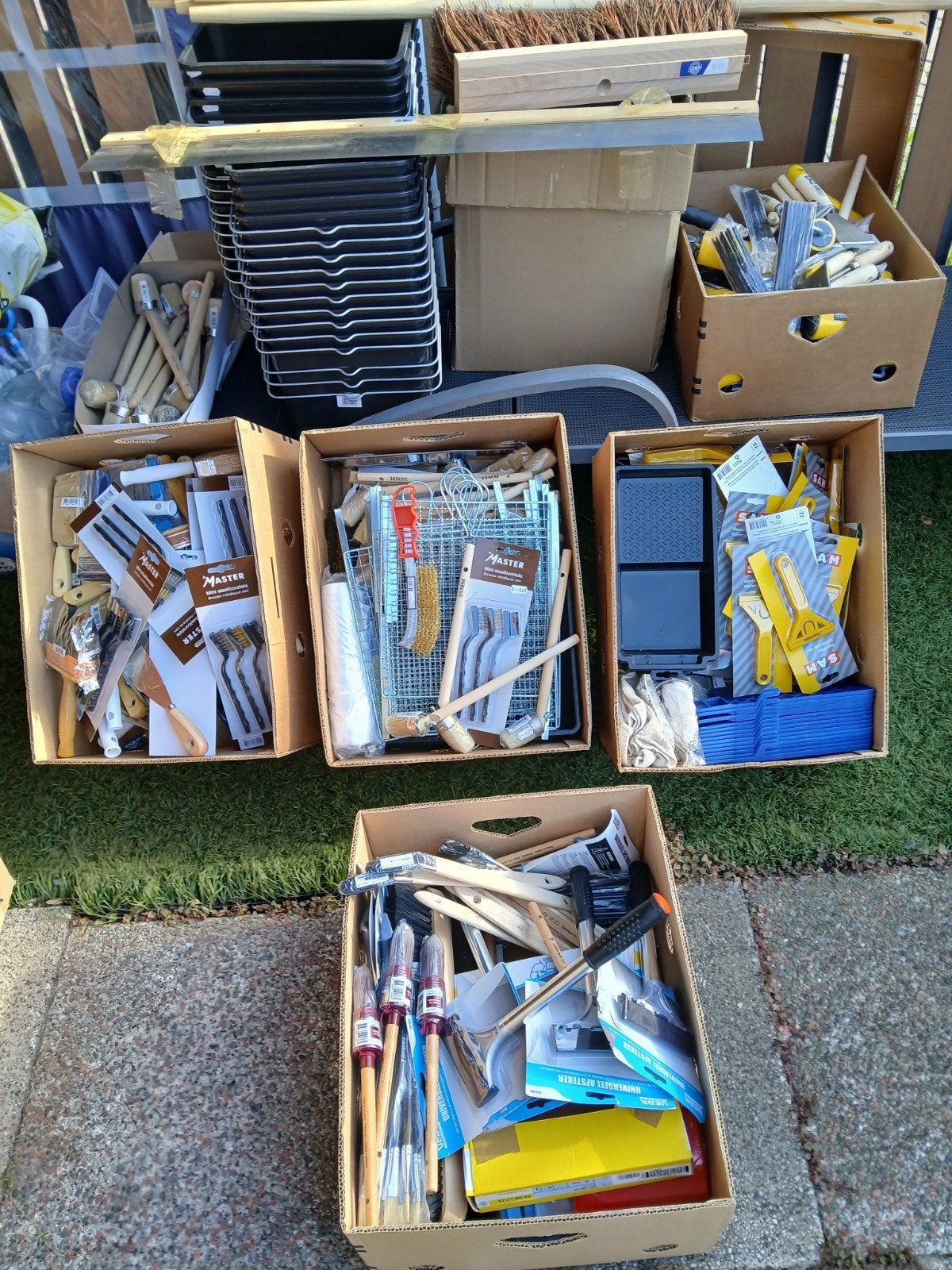 partij schildersbenodigheden, Doe-het-zelf en Verbouw, Schildersmaterialen, Ophalen, Nieuw, Overige typen