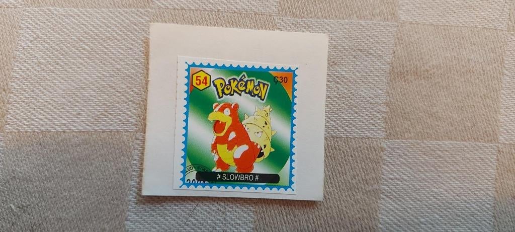 pokemon postzegel gelimiteerd Slowbro zeldzaam, Ophalen of Verzenden, Nieuw, Overige typen