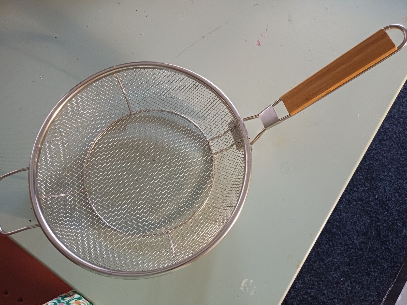 grillrooster-mand met houten handvat bbq, Geschikt voor barbecue, Ophalen of Verzenden, Nieuw, Aluminium