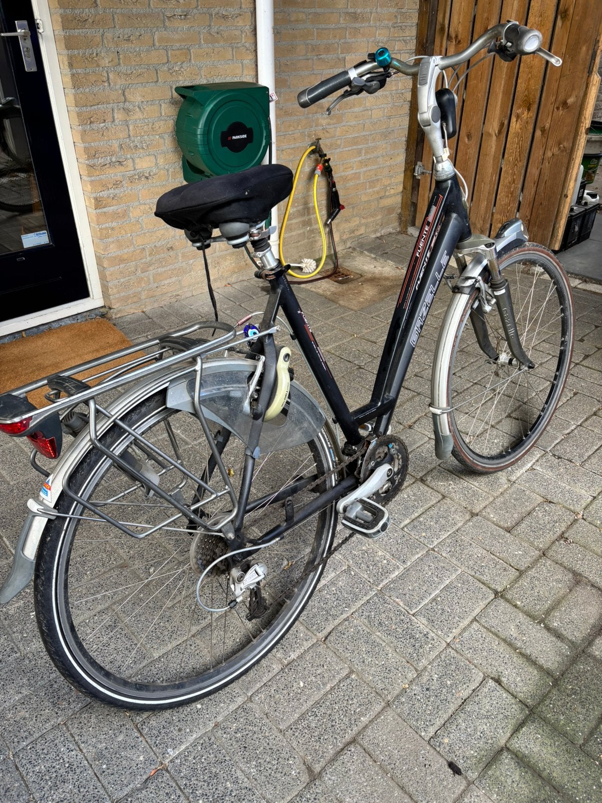 Gazelle Fuente damesfiets, Ophalen, Velgrem, Versnellingen, Gazelle