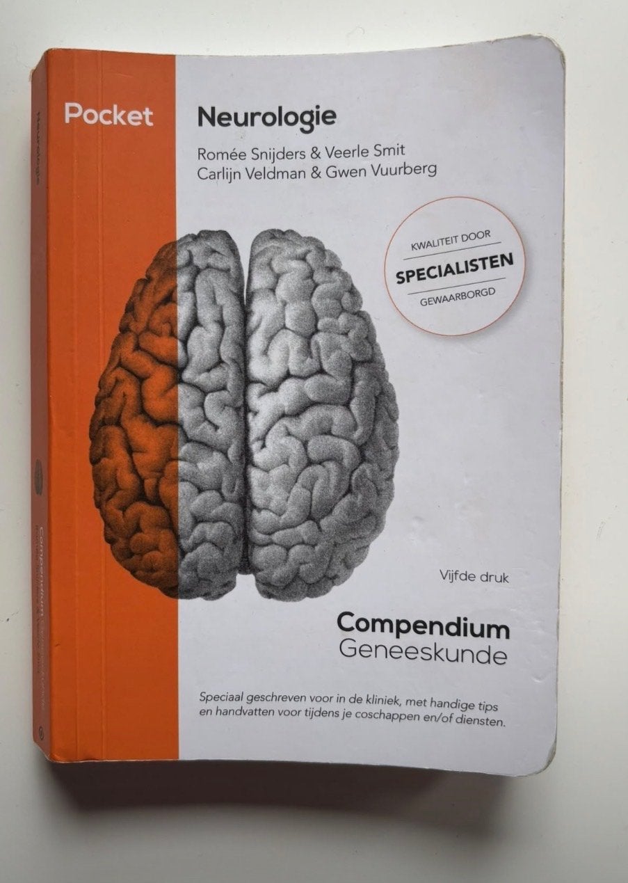 Pocket Neurologie - Compendium Geneeskunde (5e druk), Boeken, Ophalen of Verzenden, Zo goed als nieuw, Natuurwetenschap