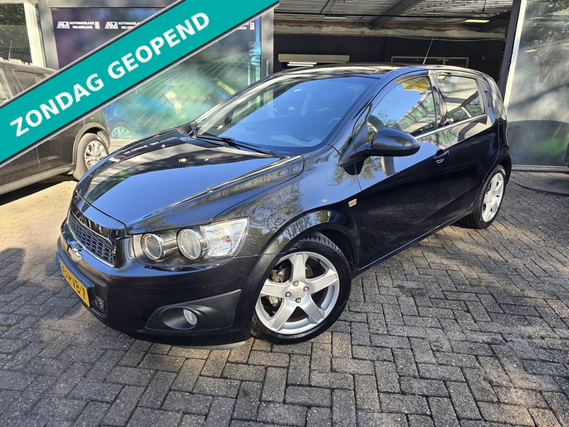 Chevrolet Aveo 1.4 LTZ | 12MND GARANTIE | CRUISE | AIRCO | L, Auto's, Chevrolet, Bedrijf, Te koop, Aveo, ABS, Airbags, Airconditioning