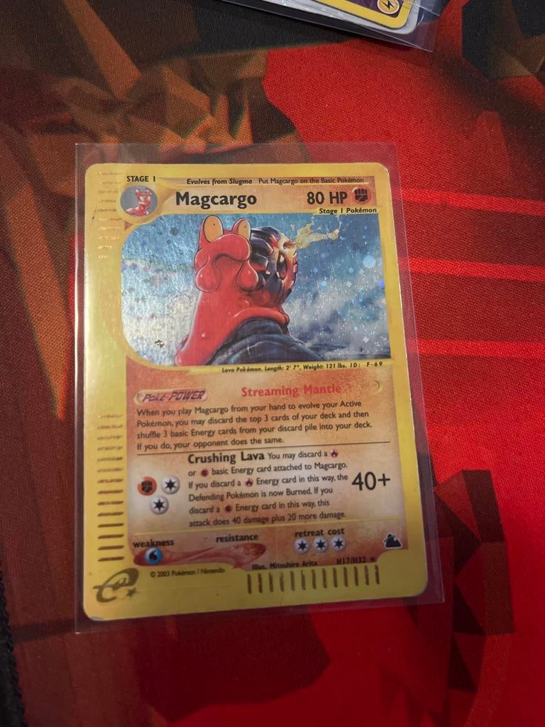 Pokémon Kaart: Magcargo H17/H32 (2003), Ophalen of Verzenden, Gebruikt, Losse kaart