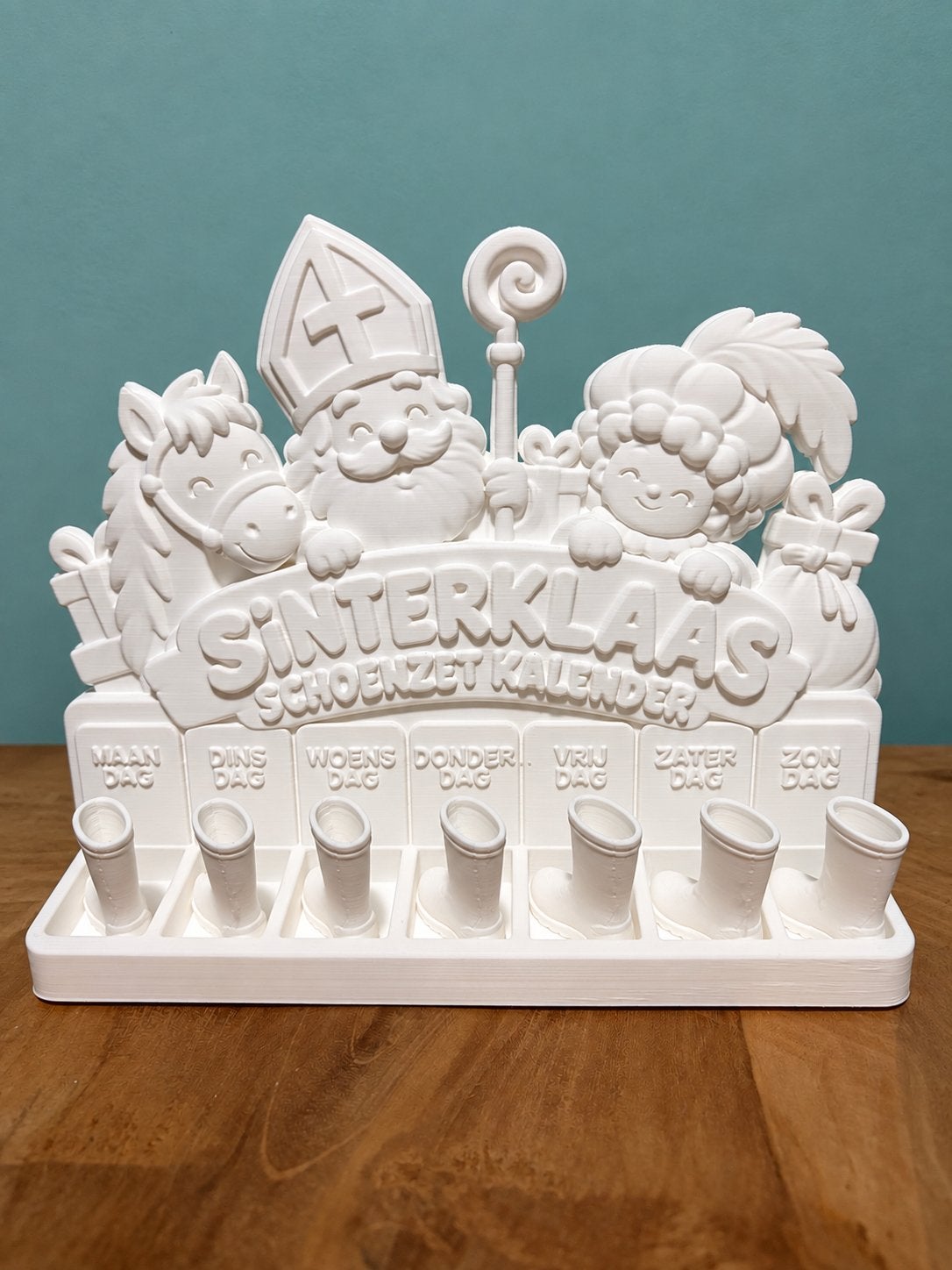Sinterklaas schoenzet kalender 3d geprint, Diversen, Ophalen of Verzenden