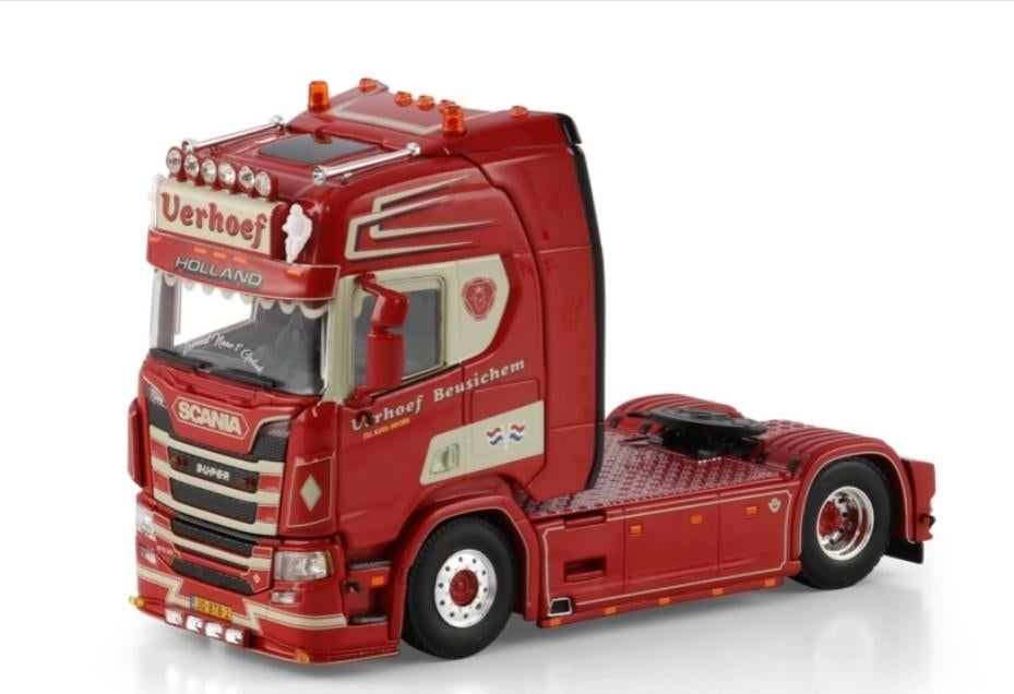 WSI SCANIA R HIGHLINE - VERHOEF TRANSPORT, Hobby en Vrije tijd, Modelauto's | 1:50, Wsi, ., Nieuw, Ophalen of Verzenden