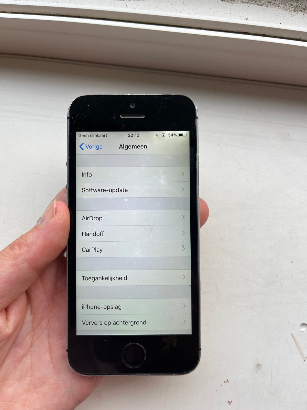 iPhone 5s 16GB - Beschadigd maar functioneel, Telecommunicatie, Mobiele telefoons | Apple iPhone, Ophalen of Verzenden, Gebruikt