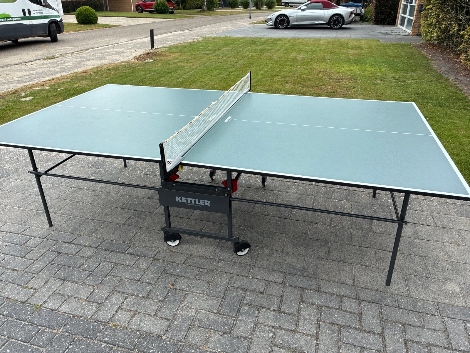 Kettler Tafeltennistafel, Ophalen, Gebruikt, Tafel Indoor, Verrijdbaar
